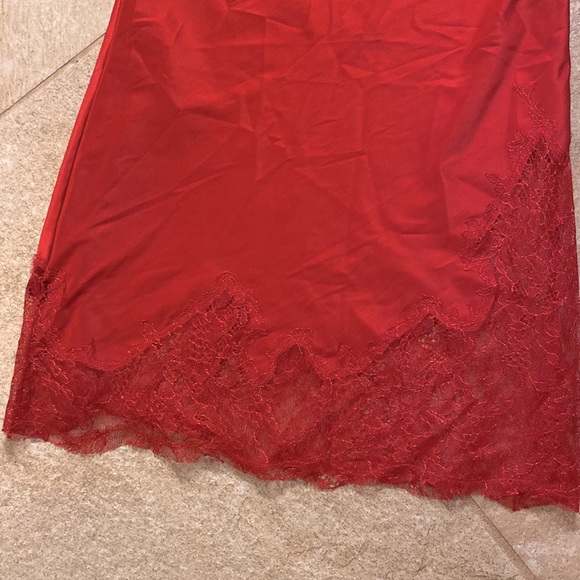 NWT Cabernet Red Lacy Slip Dress | Size: Small - Picture 3 of 7